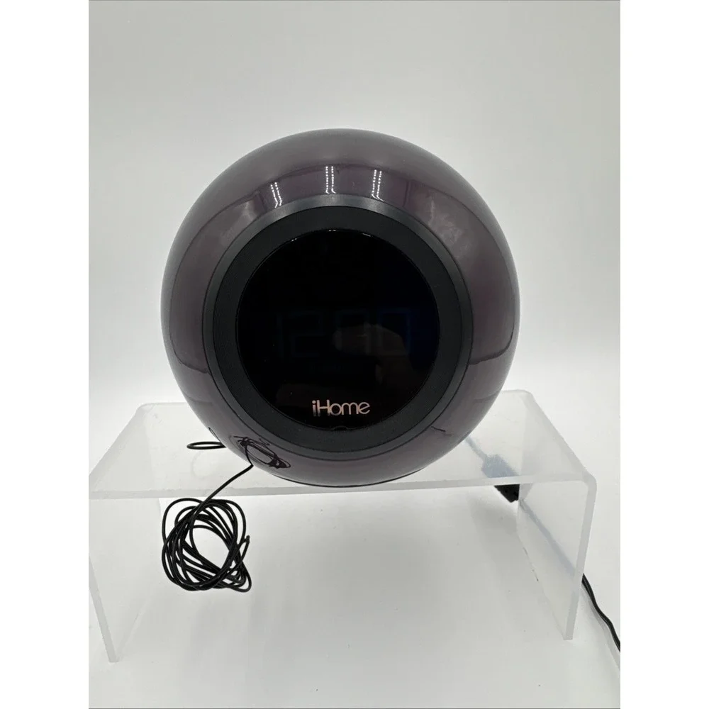 iHome‎ iBT29 Bluetooth Color Changing Dual Alarm Clock Radio w/ Power Adapter